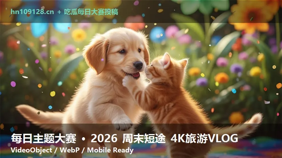 每日主题大赛 · 2026 周末短途 4K旅游VLOG