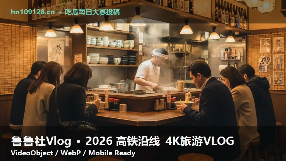 鲁鲁社Vlog · 2026 高铁沿线 4K旅游VLOG