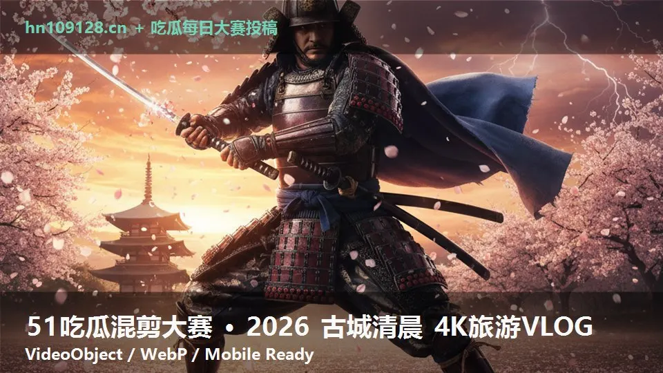 51吃瓜混剪大赛 · 2026 古城清晨 4K旅游VLOG