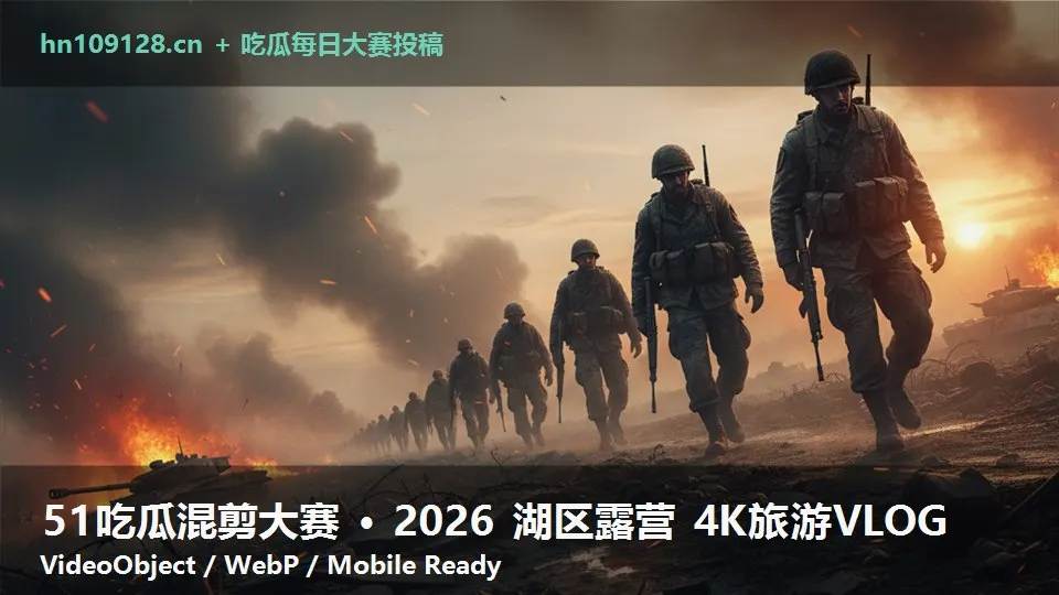 51吃瓜混剪大赛 · 2026 湖区露营 4K旅游VLOG