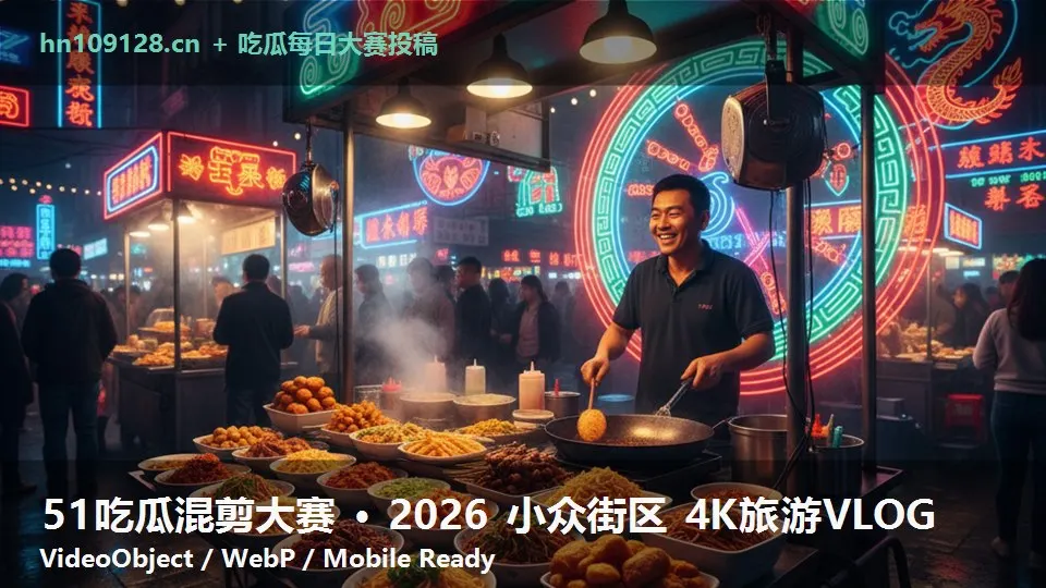 51吃瓜混剪大赛 · 2026 小众街区 4K旅游VLOG