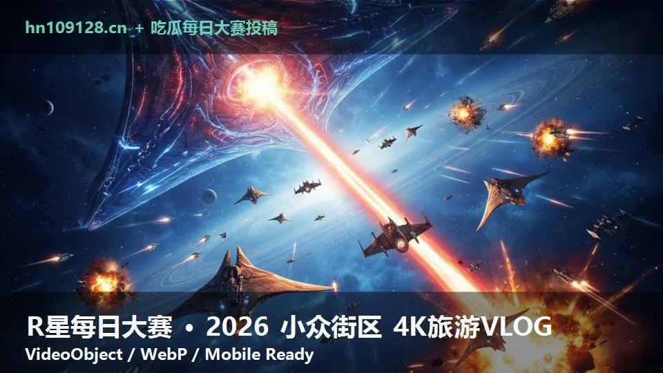 R星每日大赛 · 2026 小众街区 4K旅游VLOG